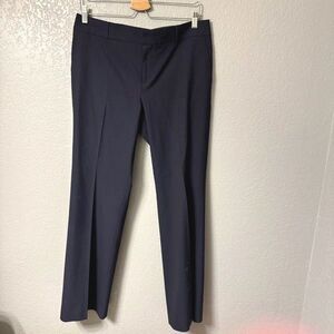 Banana Republic Martin Fit Wool Blend Navy Blue Trousers Size 10